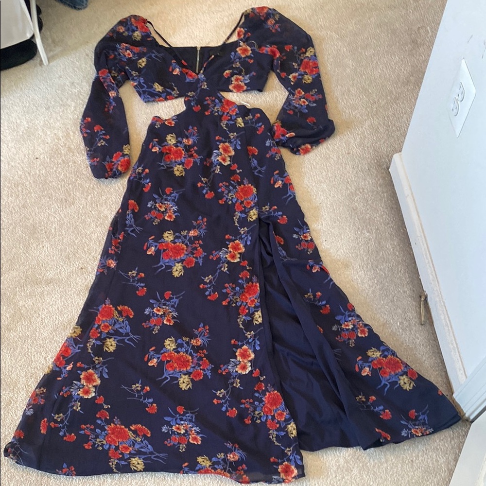 Lulu's Sundress with Cut Out and Slit